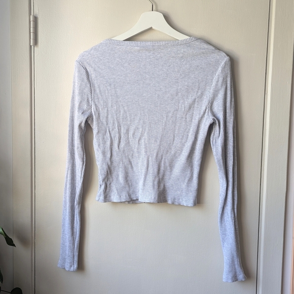 H&M Fitted Rib-knit Cardigan - Picture 2 of 5